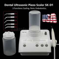 Dental Ultrasonic Piezo Scaler with Handpiece Bottles Tips Fit DTE SATELEC SK-D1