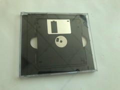 25 pcs New Rare Double 3.5″ Floppy Diskette Tray, Black in Jewel Cases,Free Ship