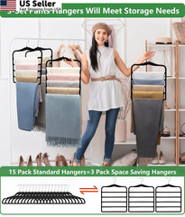 Closet Organizers and Storage,3 Pack Organization Storage Large, Black