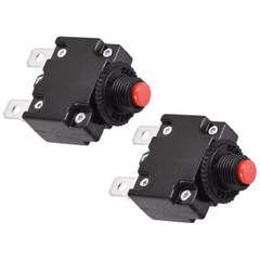 2x 3/9/15/16/30A Push Button Circuit Breaker Overload Protector Manual Reset USA