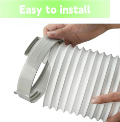Portable Air Conditioner 5.9 Inch Round Exhaust Hose Coupler, Window A/C Adap…