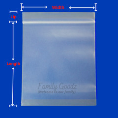 4 Mil Clear Resealable Top Lock Seal Bags Reclosable Zip Seal Plastic Parts Bag