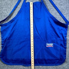 IHOP Restaurant Apron Unisex One Size Blue Polyester Casual Employee Workwear