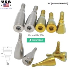20Pcs US Dental Healing Abutment Closure Screw Fit Straumann B0ne Level NC/RC Ti