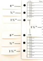 4 3/4 x 6 Inch Address Book Refill 4.75 inches wide by 6 tall, white