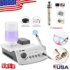 VRN Dental Ultrasonic Scaler &LED Detachable Handpiece /Scaling Perio Endo Tips
