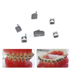 USPS AZDENT Orthodontic MIM Self Ligating Bracket Braces Roth/MBT .022 Hooks 345