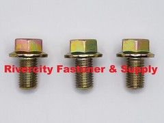 (5) M10-1.25×16 Bolts 10mm x 16mm J.I.S. Small Head Hex Screws M10x1.25×16 ZY