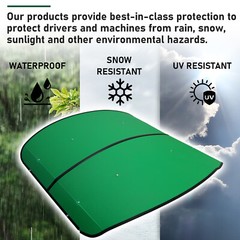Green Tuff Top Tractor ROPS Canopy 52″ X 52″ For Tractor Mowers Umbrella