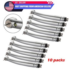 10*Dental PANA Max High Speed LED Handpieces NSK Type Internal Triple Spray Push