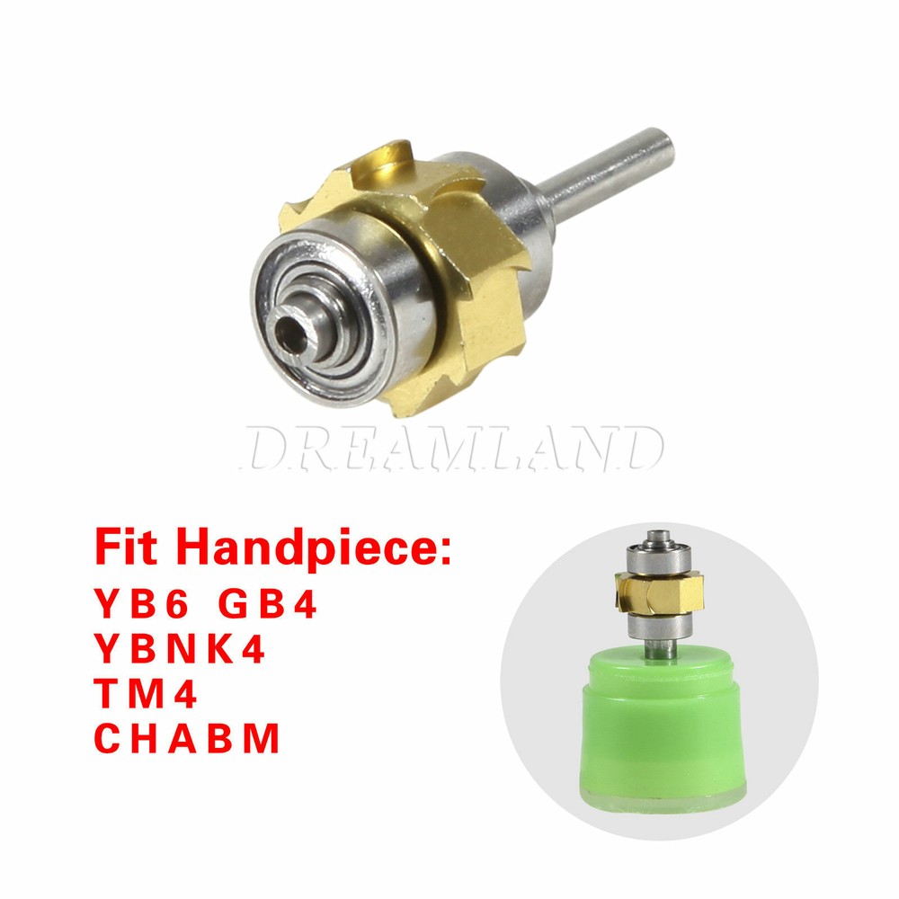 Dental Cartridge Turbine Rotor For Yabangbang LED Fiber Optic Handpiece B/S