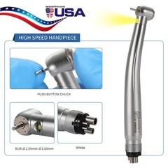10*Dental PANA Max High Speed LED Handpieces NSK Type Internal Triple Spray Push