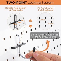 320PCS Pegboard Organizer Kit with 20 Bins