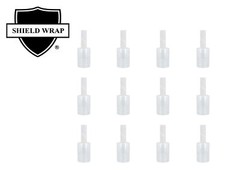 12 Pack Clear 5″x1000′, 80 Ga Mini Stretch Wrap with Handles Plastic Cling Film