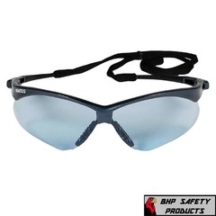 (3 PAIR) KLEENGUARD NEMESIS SAFETY GLASSES LIGHT BLUE LENS/BLUE FRAME 19639
