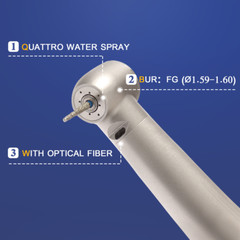 Dental unit optical led motor air turbine high speed handpiece Quattro Spray 6H