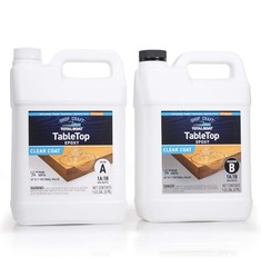 TotalBoat Table Top Epoxy Resin Kit – 2 Gallon Crystal Clear Epoxy with High