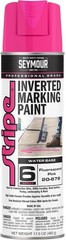 12PK Seymour 20-659 Hot Pink Fluorescent Marking Paint 17oz