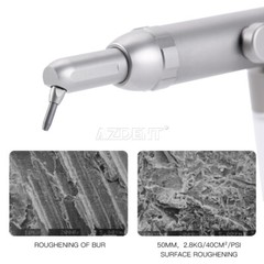 AZDENT Dental Alumina Air Polisher Abrasion Microetcher Sandblasting Gun 4/2Hole