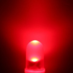 5pcs 5mm Red Round LED Diode Electronic Component Emitting Light 1.9-2.1V