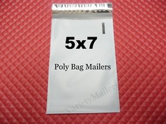 100 Poly Bag Mailers 5×7 Small Self-Sealing Postal Shipping Bags 5”x 7”