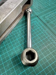 HHIP Machine Vise Flat Jaw Milling Grinding Clamp Base W Handle Steel