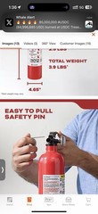 2-Pack Kidde Home Fire Extinguisher 1-A:10-B:C Class ABC 2.5 lb. 21030932 New✅