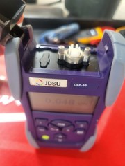 JDSU OLP-55 Optical Power Meter 2277/01 780nm to 1650nm PC/APC SM MM