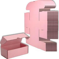 Small Pink Shipping Boxes for Small Business Pack of 50-4x3x2 inches Cardboar…