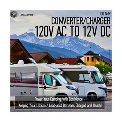 PM4-100LK RV Power Converter – 100 Amp AC to DC Shore Power Converter for Cam…
