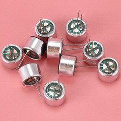 10 PCS 9.7mm x 7mm 2 Pin MIC Capsule Electret Condenser Miniphone X4O63849