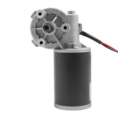 24V Worm Gear Reducer Gearbox 45W Electric Gear Motor 3:60 Ratio D63R-2445-220R