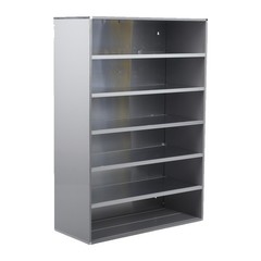Cigarettes Retail Display Rack Aluminium Cigarettes Cabinet 6 Layers 10 Clips