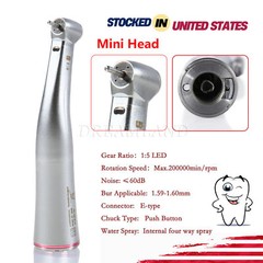 Yabangbang Dental Electric Handpiece 1:5 Contra Angle Fiber Optic High Speed NSK