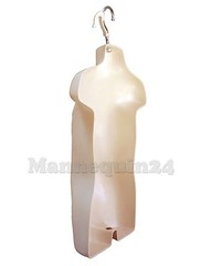 Flesh Kids’ Mannequin Torsos -Set Child Toddler Dress Forms +2 Hangers & 1 Stand