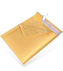 100 #5 7.5×10” Kraft Paper Bubble Padded Envelopes Mailers Case 7.5” x 10”