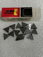 Qty 15: VR/Wesson Carbide Inserts: Unknown Style/Size: Grade 2A5 as Pictured