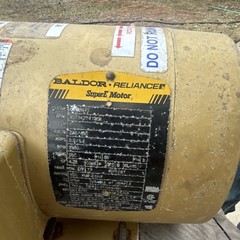 Baldor Reliance Super E Motor 1HP 3450 RPM TEFC 3-Phase 230/460V