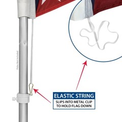 Yes! We Are Open Swooper Flutter Feather Advertising Open Flag & Pole Kit