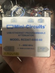 RCDAT-6000-60 dB Programmable Attenuator, 1 MHz – 6 GHz