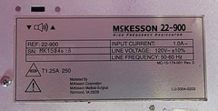 Mckesson 22-900 Hyfrecator High Frequency Desiccator ESU Generator & Handpiece