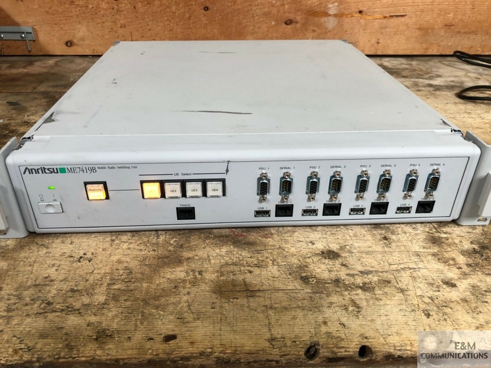 ME7419B ANRITSU MOBILE RADIO SWITCHING UNIT SERIAL # 6200601035