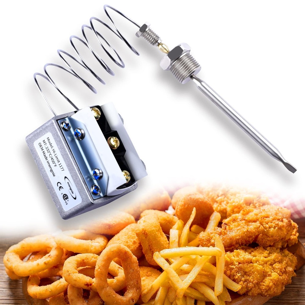 1177 High Limit Fryer Switch Lccm200300000 Deep Thermostats Silver