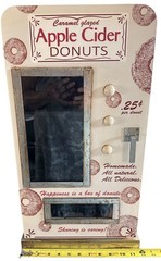 Apple Cider Donuts Display Cabinet 21.5” X 12” X 7” Free Shipping