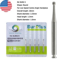 Wave Dental Carbide Burs Surgical Bur Latch 2.35mm RA SURG 2 4 6 8 Contra Angle