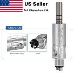 New NSK Style Dental Low Speed Air Motor Handpiece E-type 4 Hole ASkeadnt