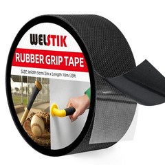 Rubber Grip Tape – Ultra Strong Sweat Absorbent Non-Slip Tape with Textured A…