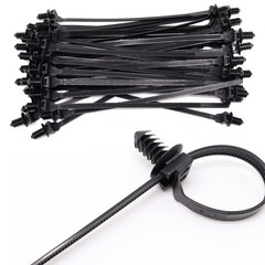 BENLIUDH 50 Pcs Cable Zip Tie, 8.3×0.2 inch Heavy 8.3×0.2inch (50Pcs), Black