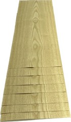 Sassafras Wood Veneer. 7 Sheets. 1/45” Thick ( 35″ X 11″ ) 18.5 Sq Ft