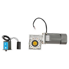 370W Worm Geared Motor Electric Motor Gear Motor w/ Speed Controller 65NM 1:50